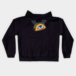 Funny Demon Taco Kids Hoodie